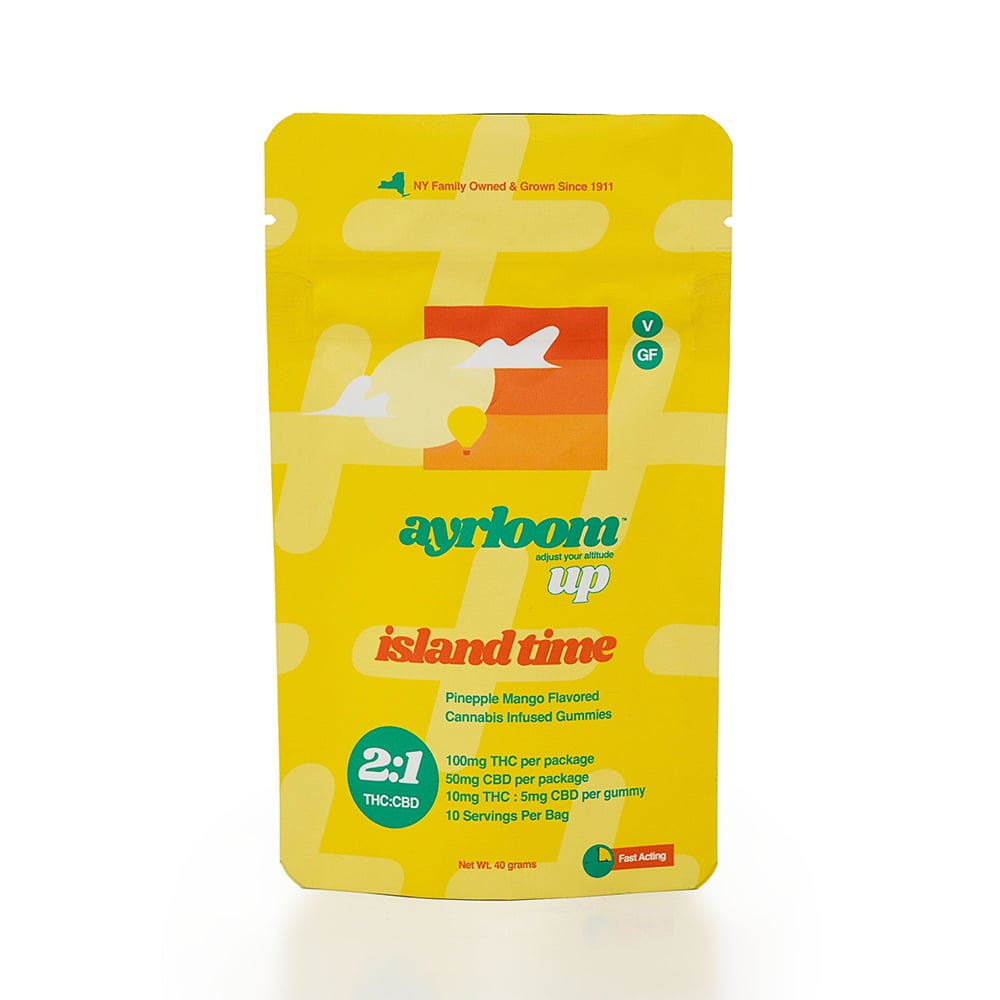 ayrloom – 2:1 Island Time UP [10pk] (100mg THC/50mg CBD)