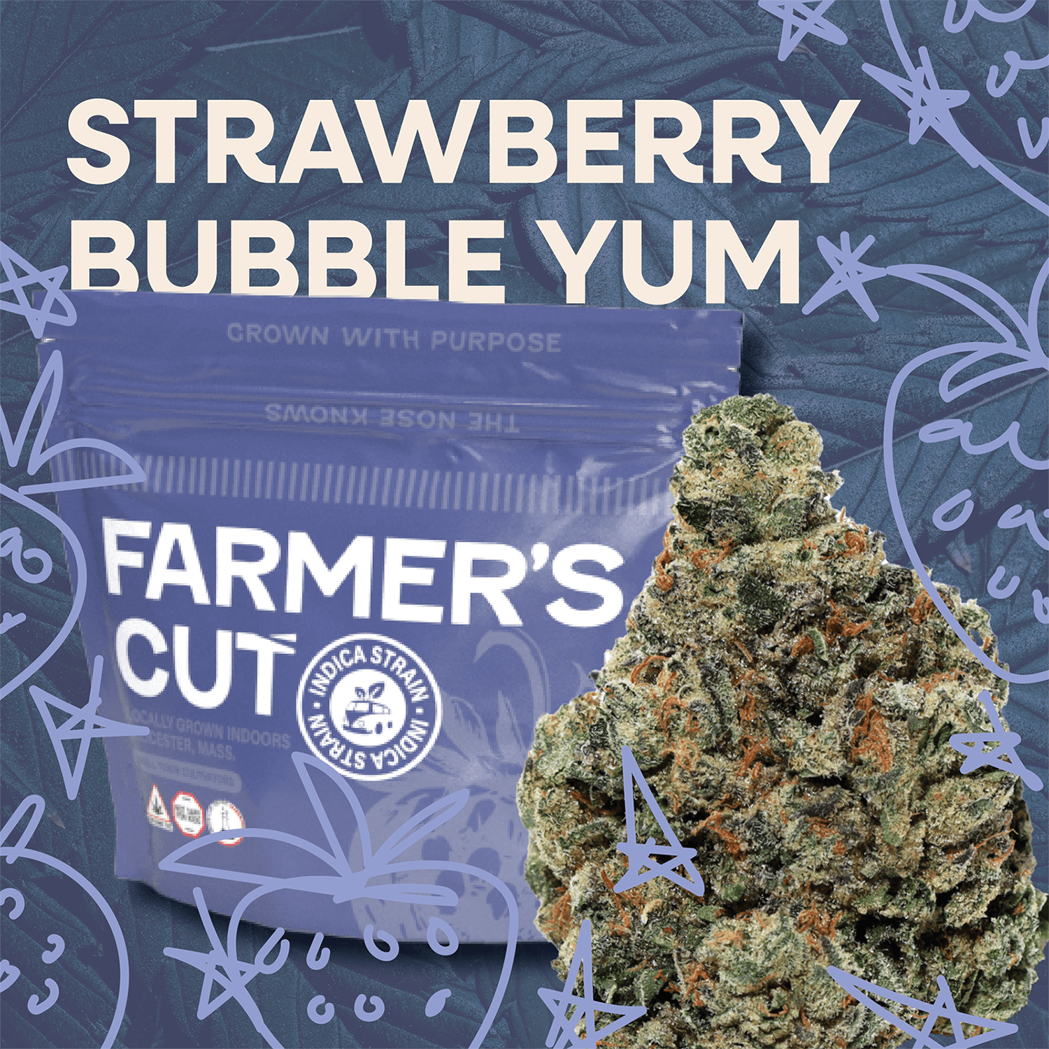 Farmer's Cut – Strawberry Bubble-Yum