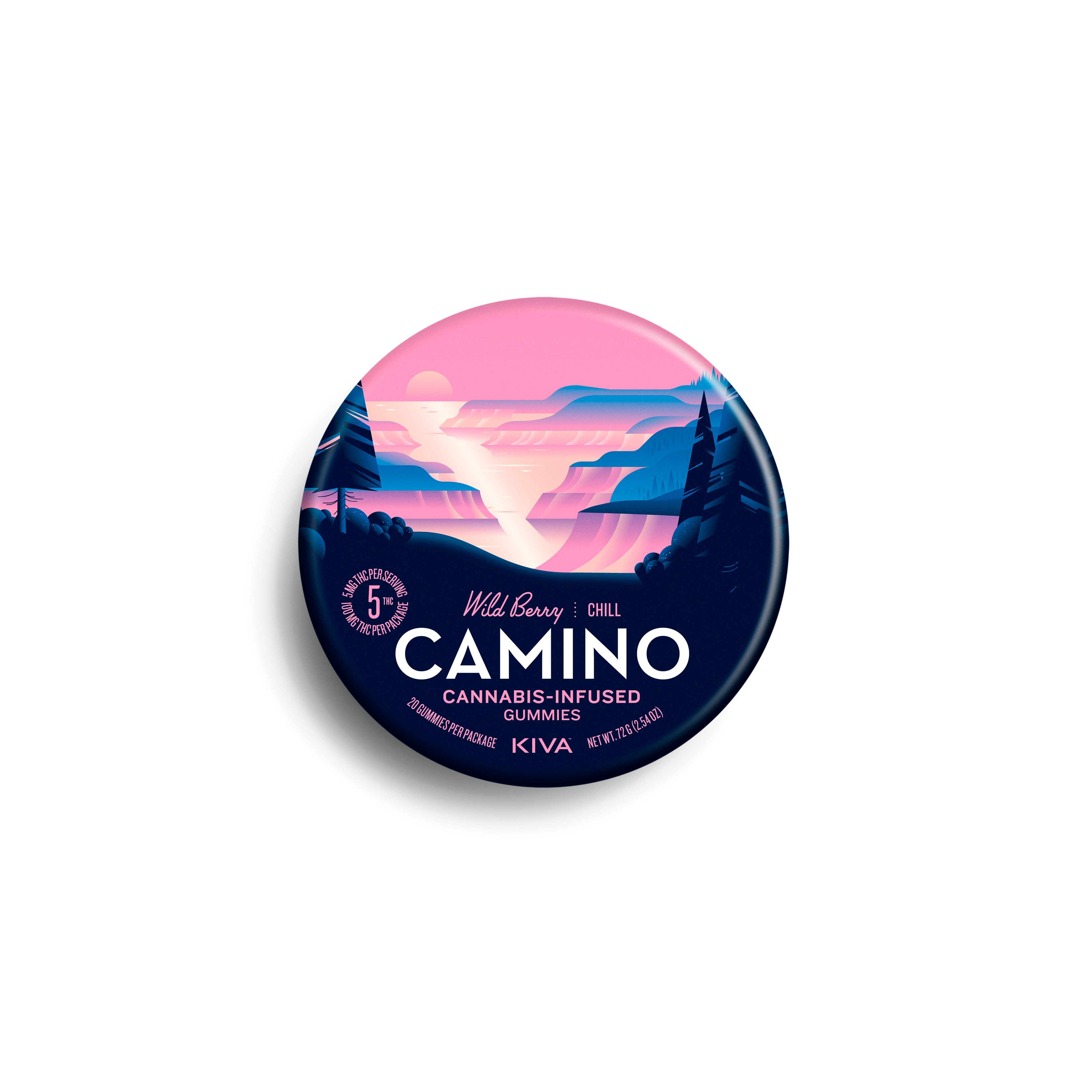Camino – 'Chill' Wild Berry [20pk] (100mg THC)