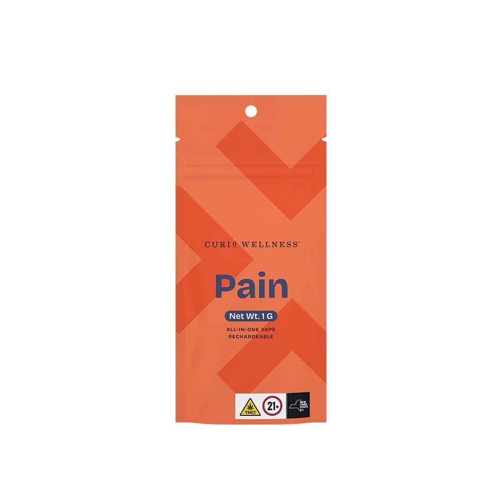 Curio Wellness – Pain Soothing Lemon Lime CBG:CBD:THC All-In-One Vape [1g]