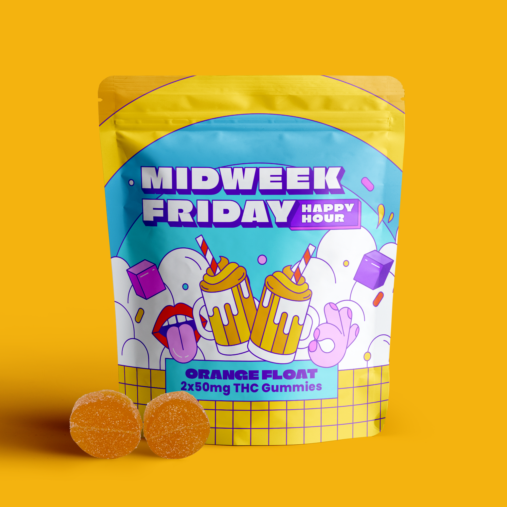 Midweek Friday – Orange Float [2pk] (100mg)
