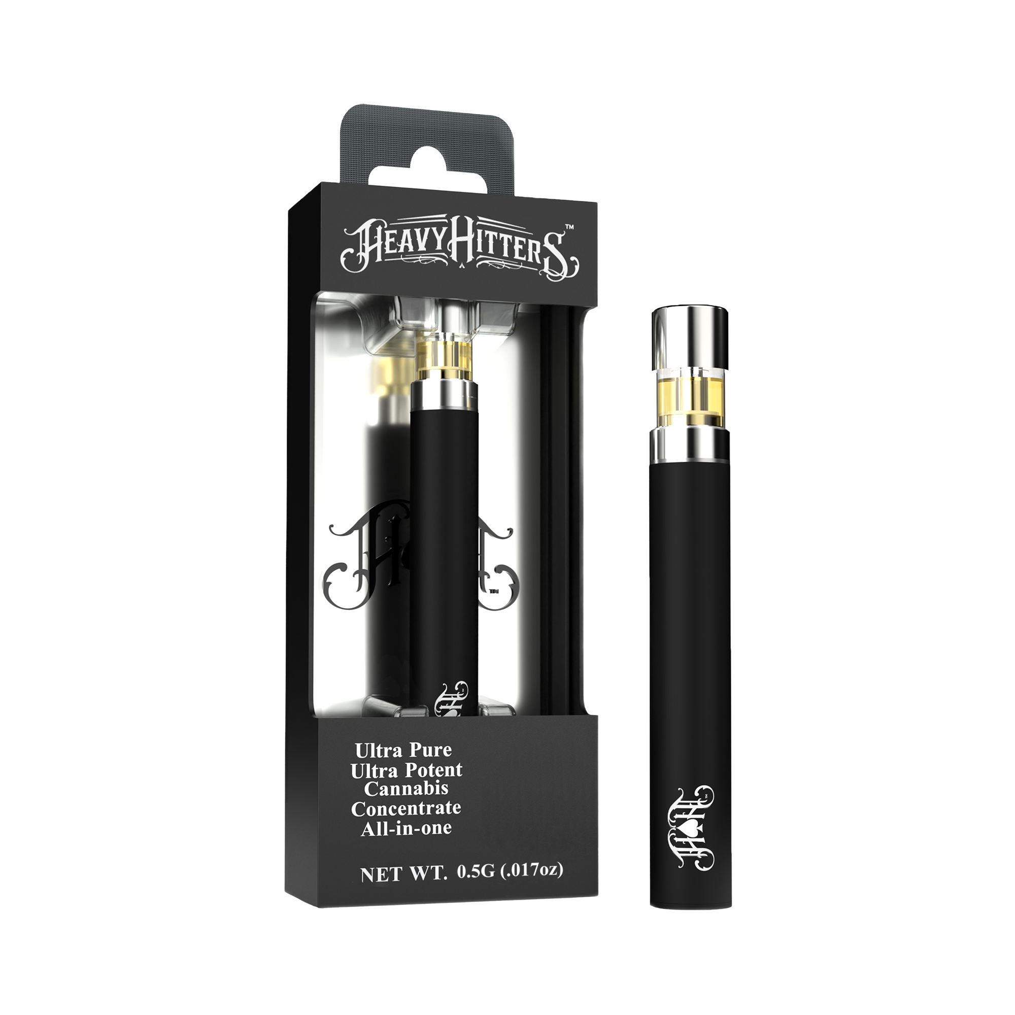 Heavy Hitters – Blackberry Kush | 0.5G All-In-One Vape
