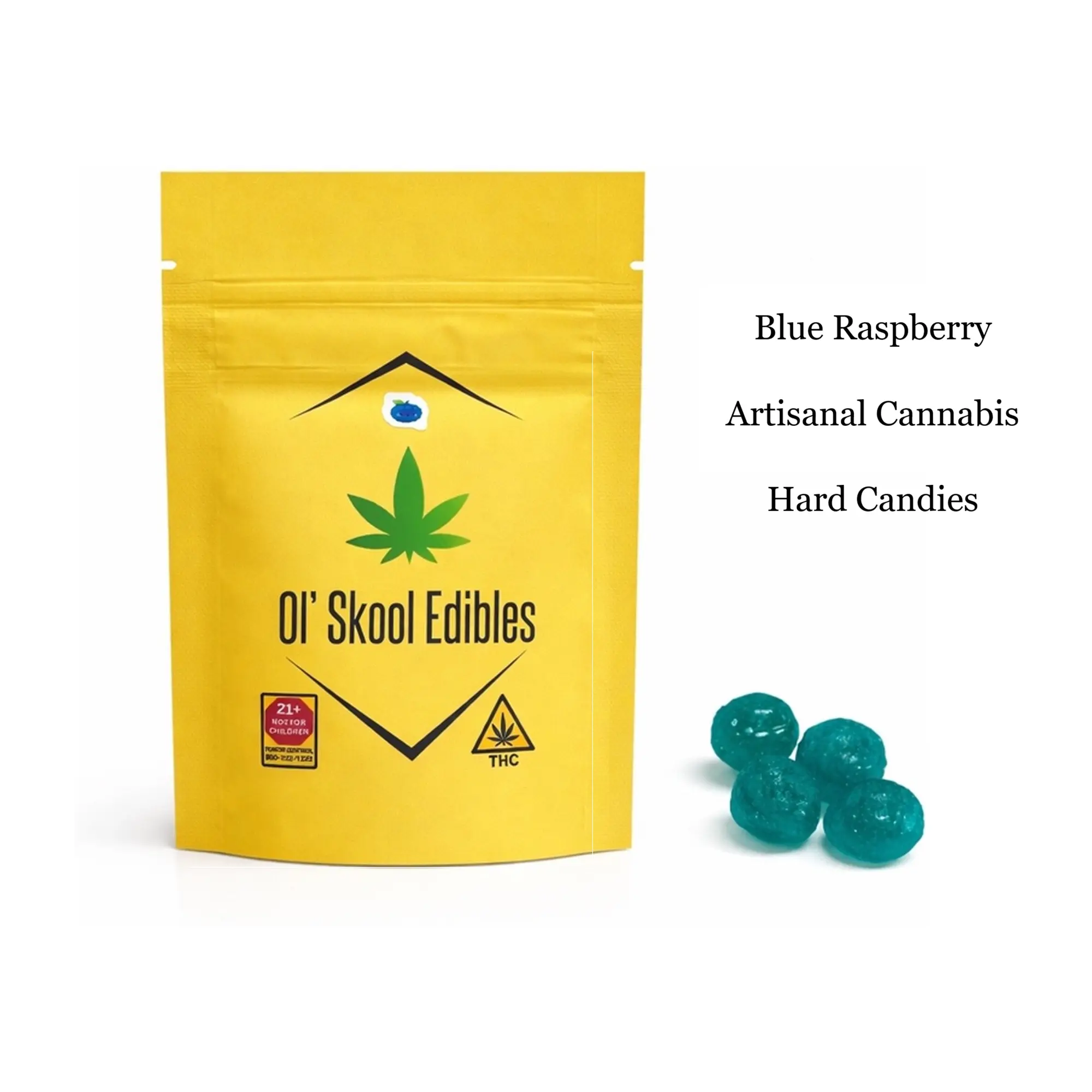 Ol' Skool – Blue Raspberry [10pk] (50mg)