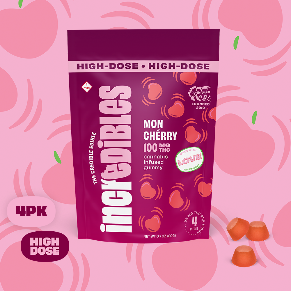 incredibles – Mon Cherry High Dose [4pk] (100mg)