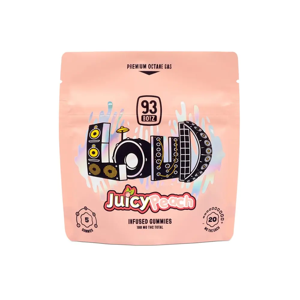 93 Boyz – Juicy Peach [5pk] (100mg)