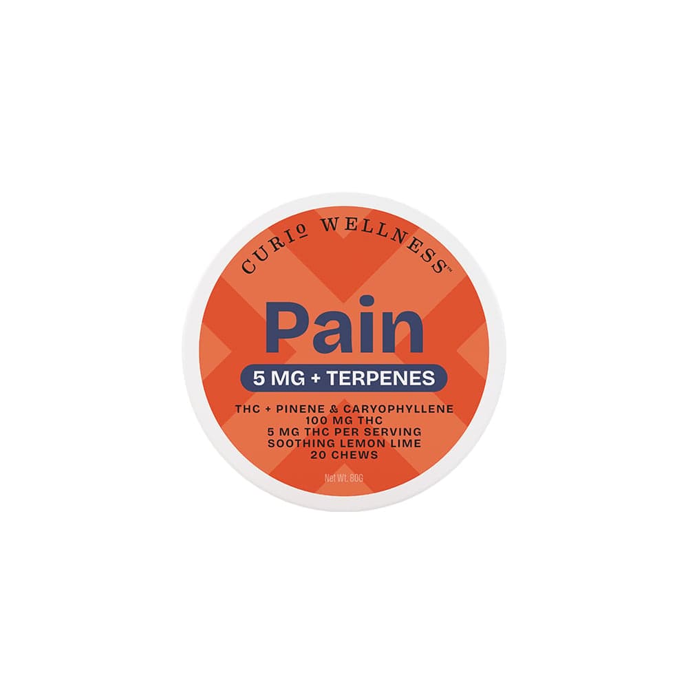 Curio Wellness – Pain Soothing Lemon Lime [20pk] (100mg)