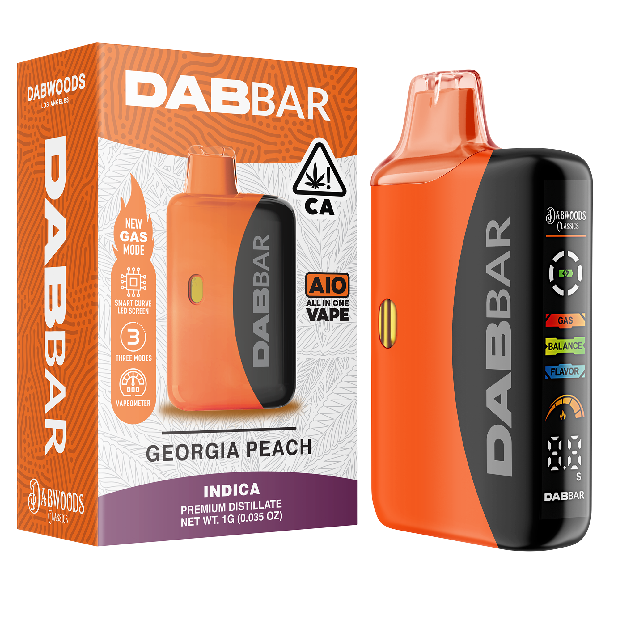 Dabwoods – Georgia Peach [1000mg]