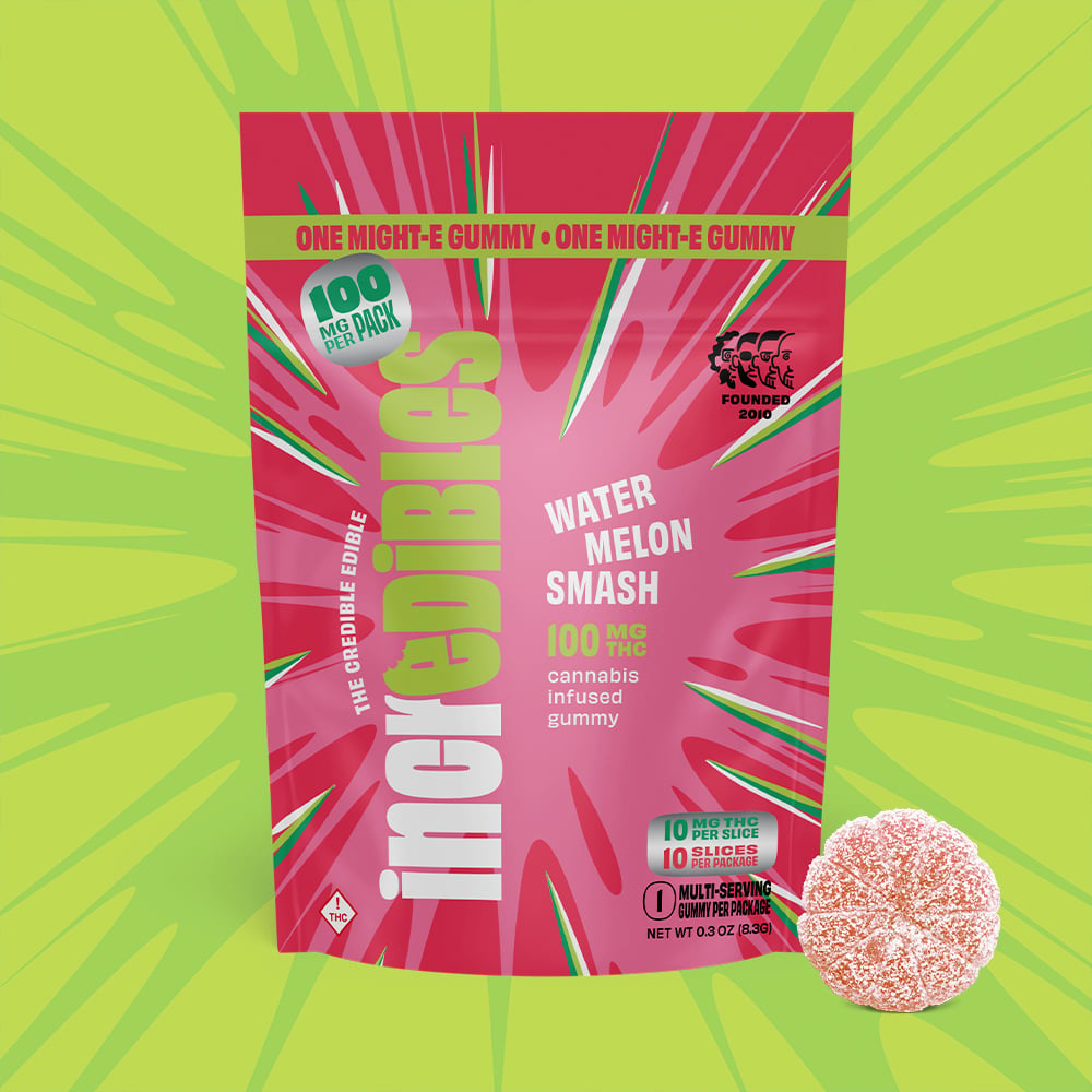 incredibles – Might-E Watermelon Smash [1pk] (100mg)
