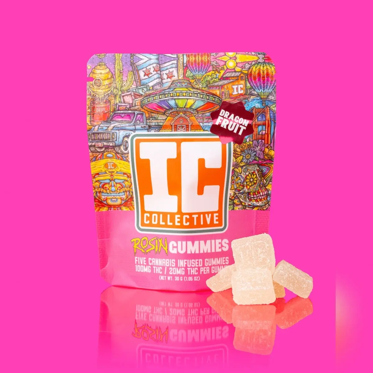 IC Collective – Cherry Burst [5pk] (100mg)