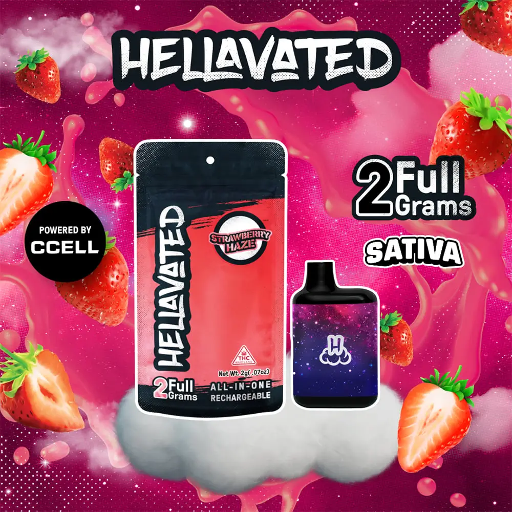 Hellavated – Strawberry Haze [2g]