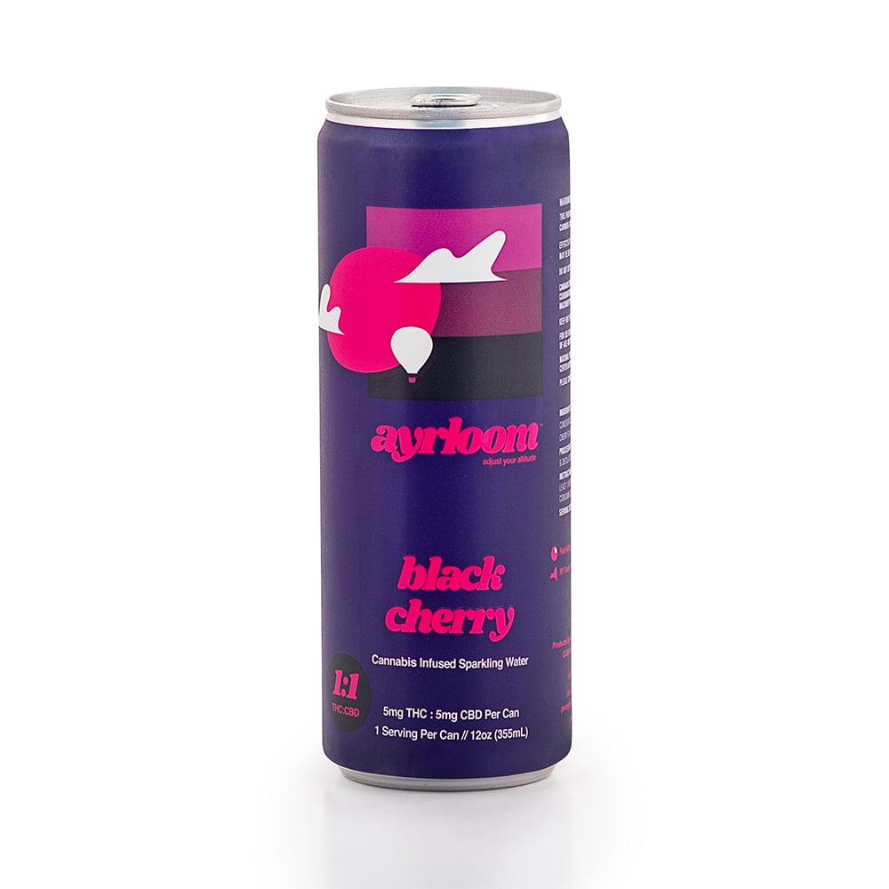 ayrloom – 1:1 Black Cherry [12 fl oz] (5mg CBD/5mg THC)