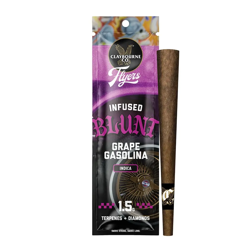 Claybourne – Grape Gasolina (1.5g) - Flyers Infused Blunt