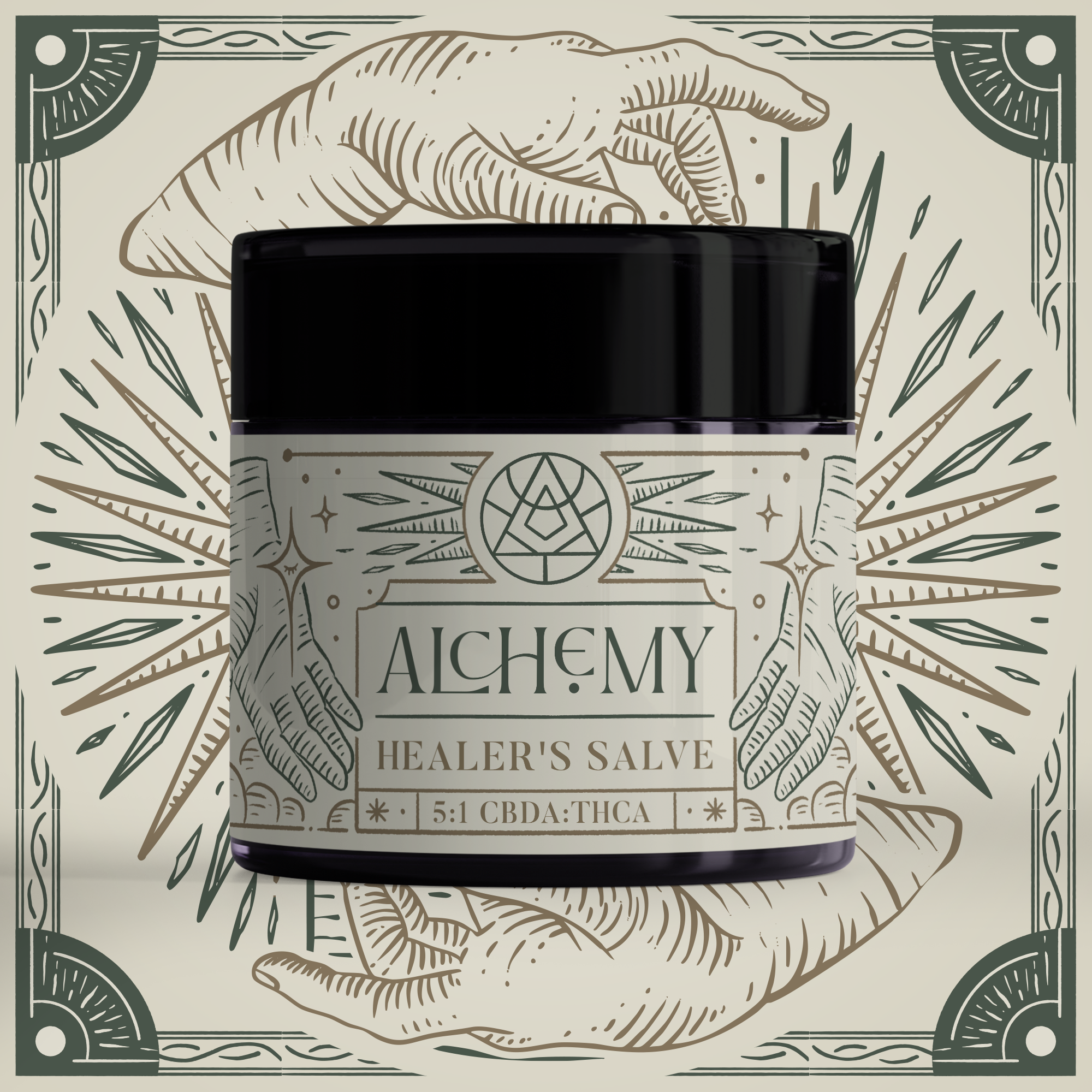 Alchemy – Healer's Salve 5:1 (CBDA: THCA) [2oz] (500mg CBDA/100mg THCA)