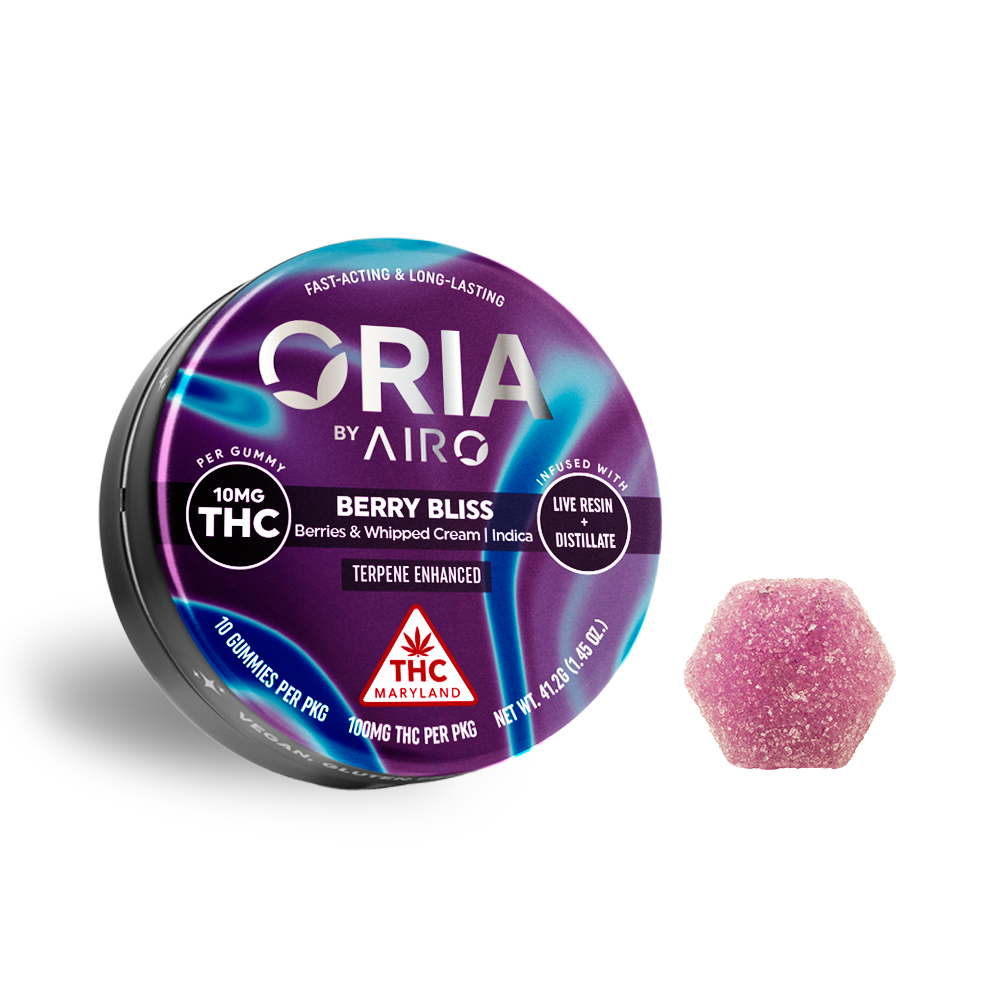 Oria by Airo – Berry Bliss - Berries & Whipped Cream [10pk] (100mg)