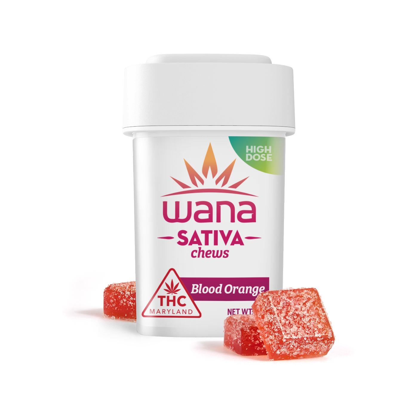 Wana – Blood Orange - Sativa [10pk] (400mg)