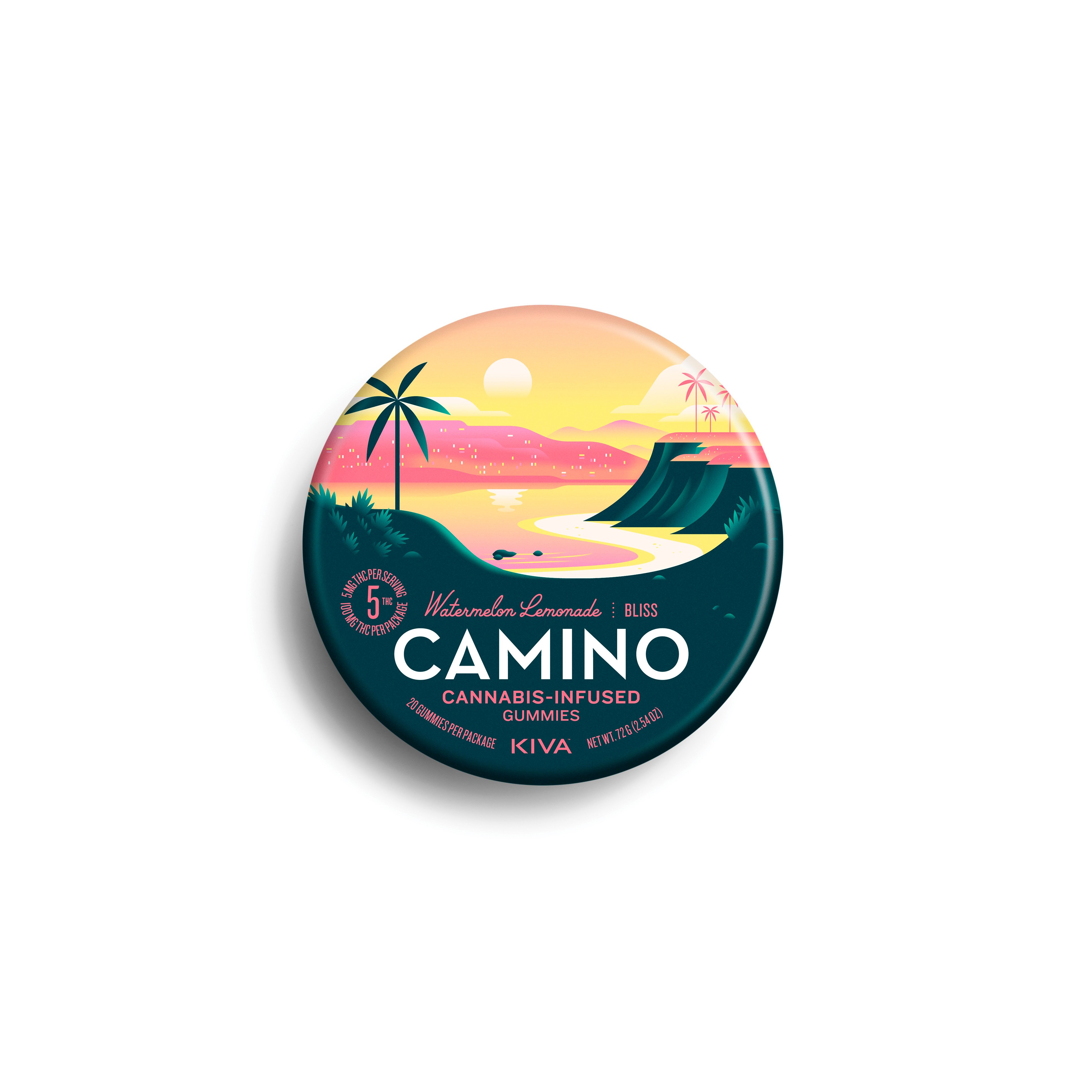 Camino – 'Bliss' Watermelon Lemonade [20pk] (100mg THC)