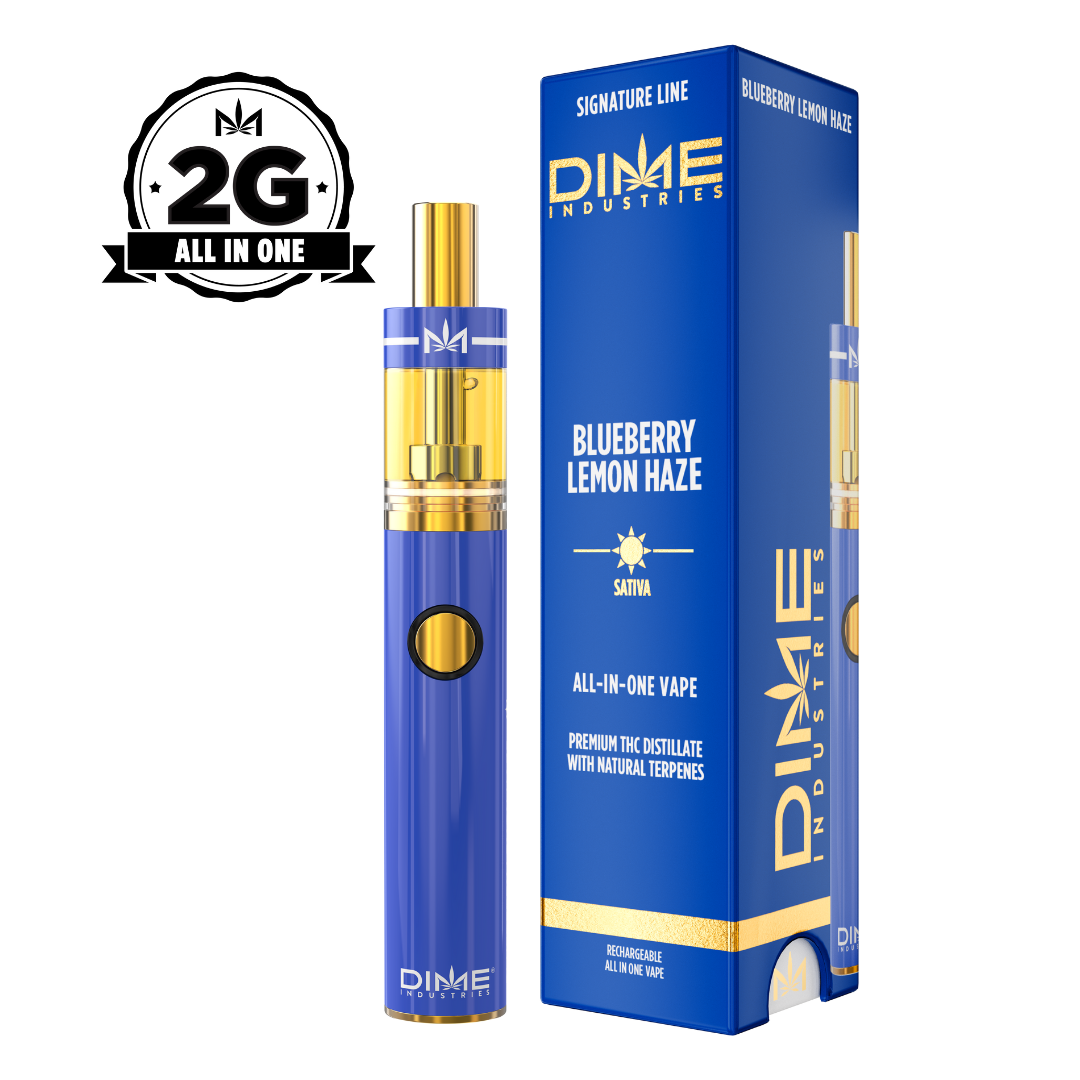 Dime Industries – Blueberry Lemon Haze 2G All in One Device