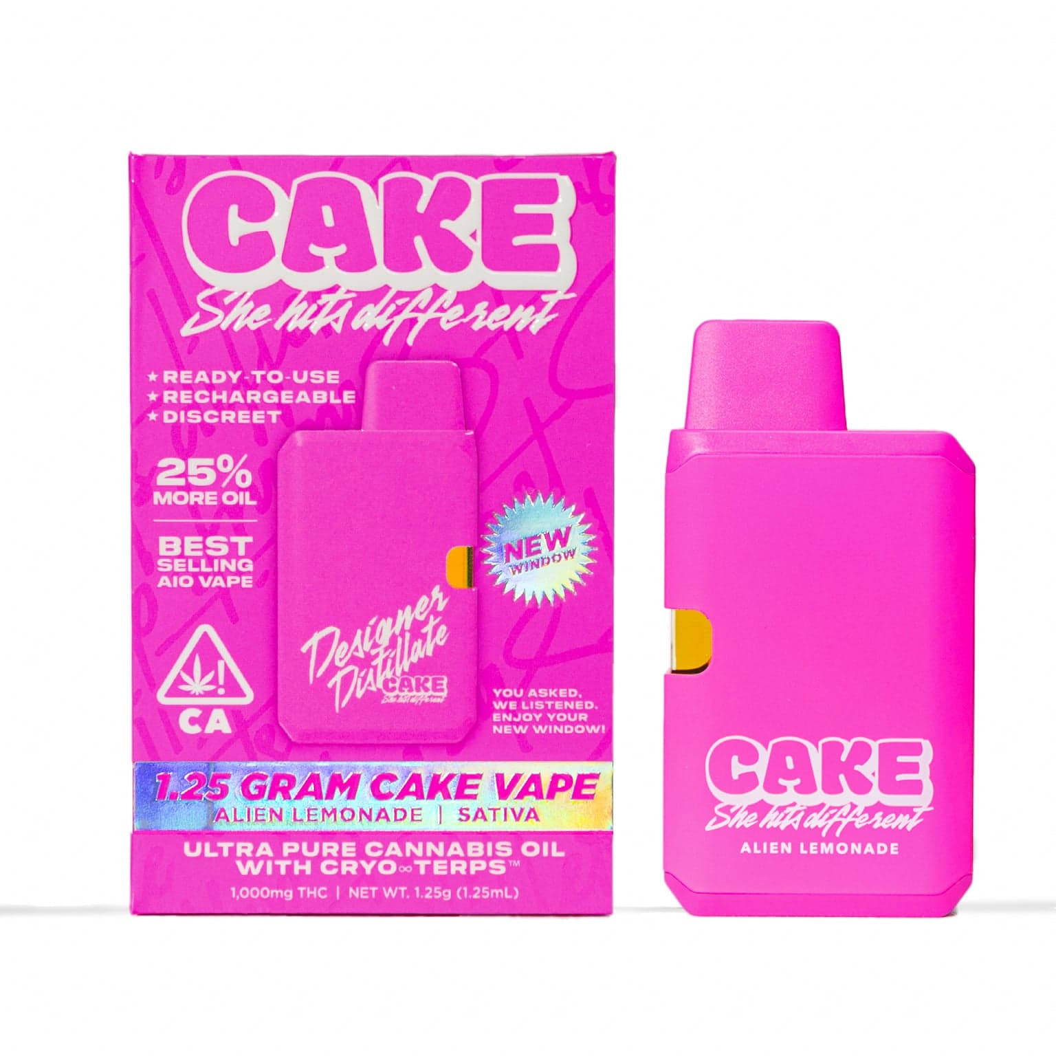 CAKE she hits different – Alien Lemonade [1250mg]