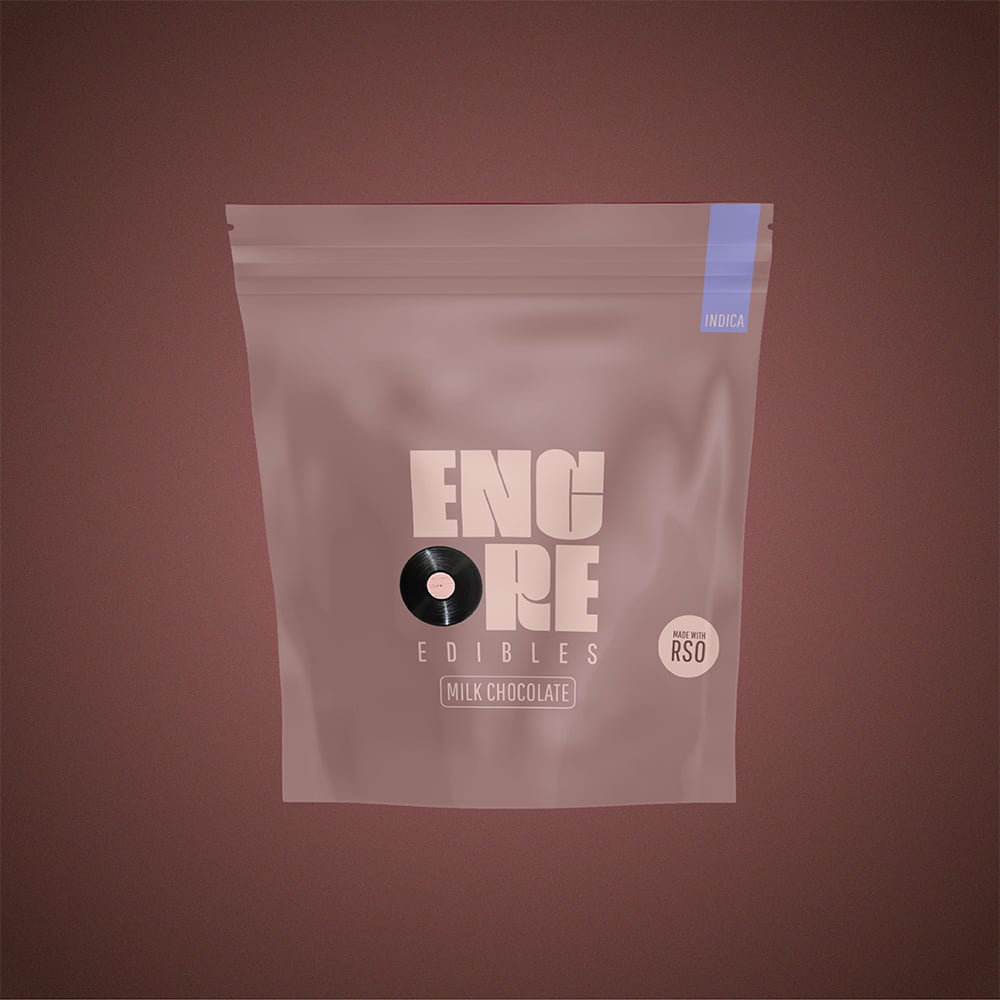 Encore Edibles – Milk Chocolate - Indica [10pk] (100mg)