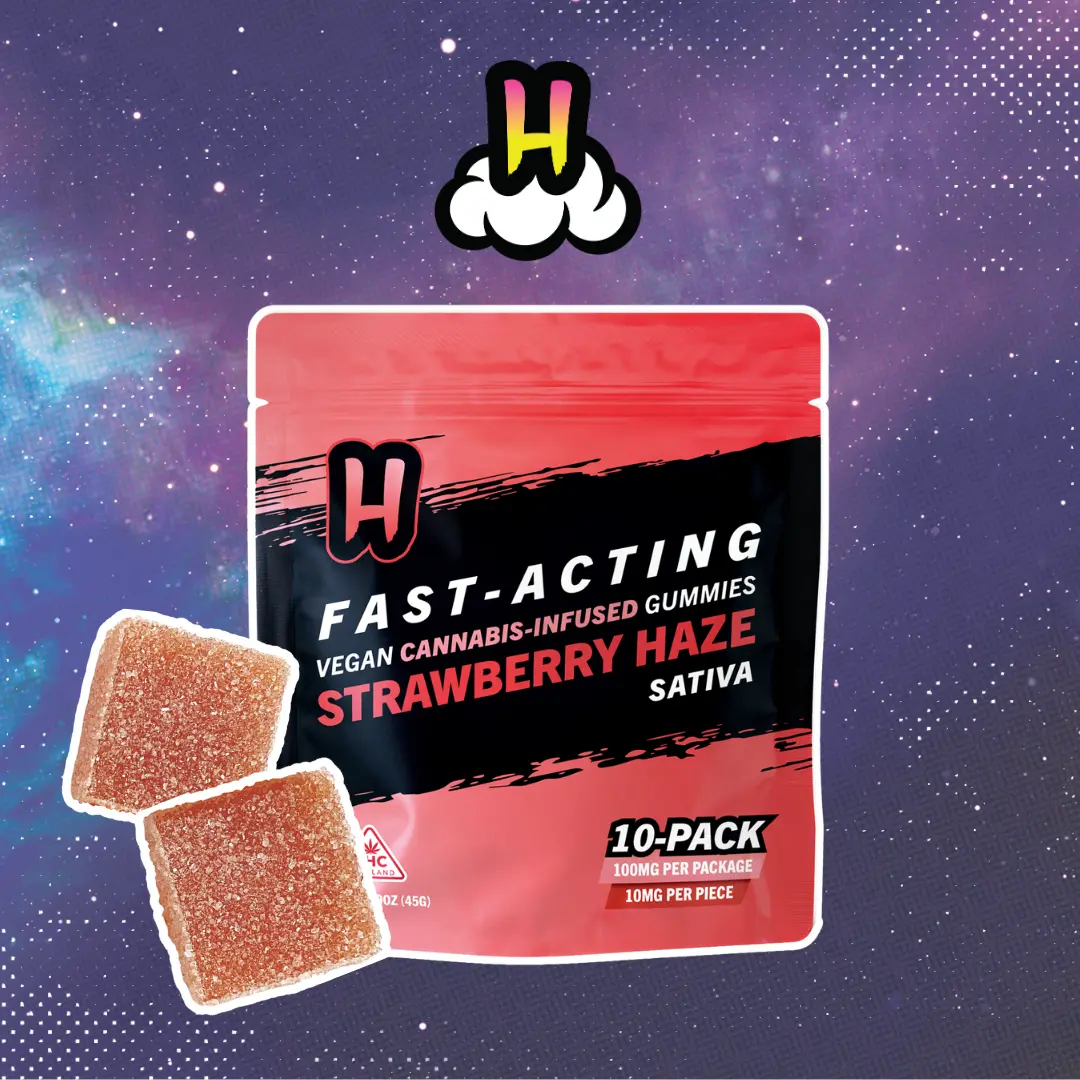 Hellavated – Strawberry Haze [10pk] (100mg)