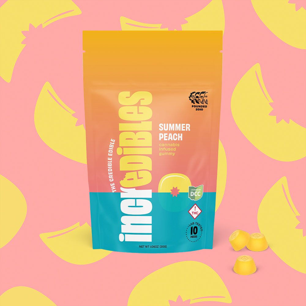 incredibles – Summer Peach [10pk] (100mg)