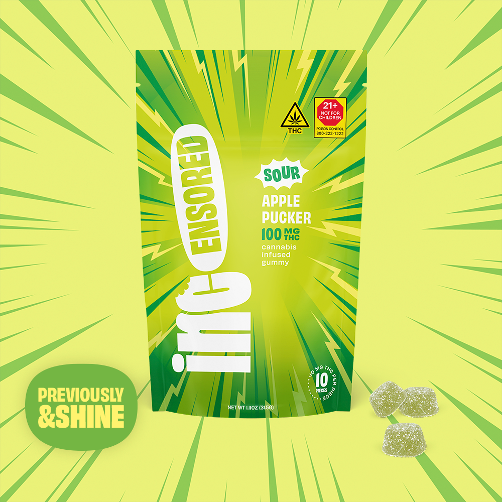 (inc)ensored – Sour Apple Pucker [10pk] (100mg)