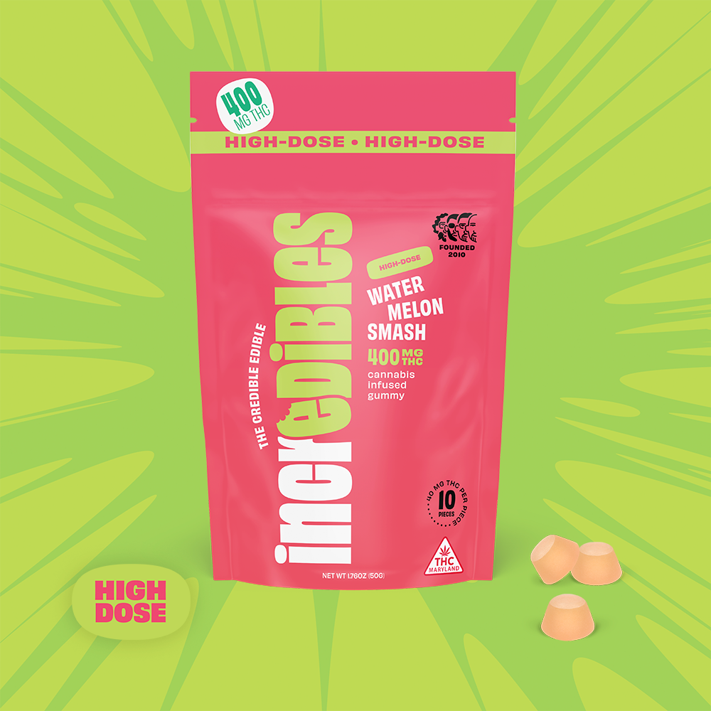 incredibles – Watermelon Smash High Dose [10pk] (400mg)