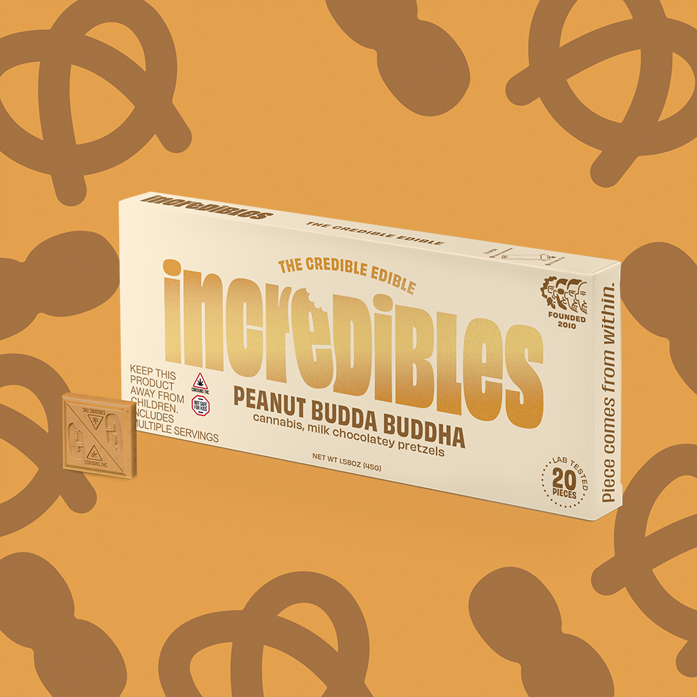 incredibles – Peanut Budda Buddha Bar [20pk] (100mg)