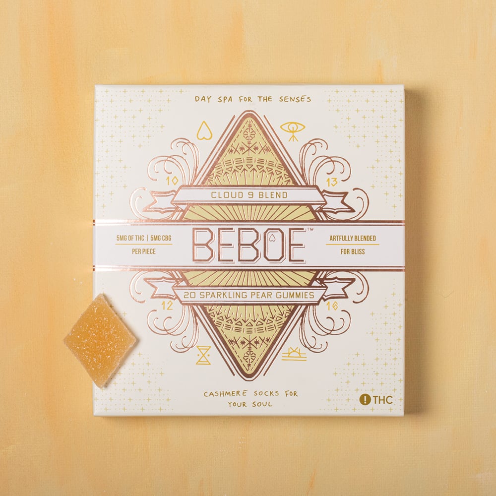 Beboe – 1:1 Cloud 9 Sparkling Pear [20pk] (100mg THC/100mg CBG)