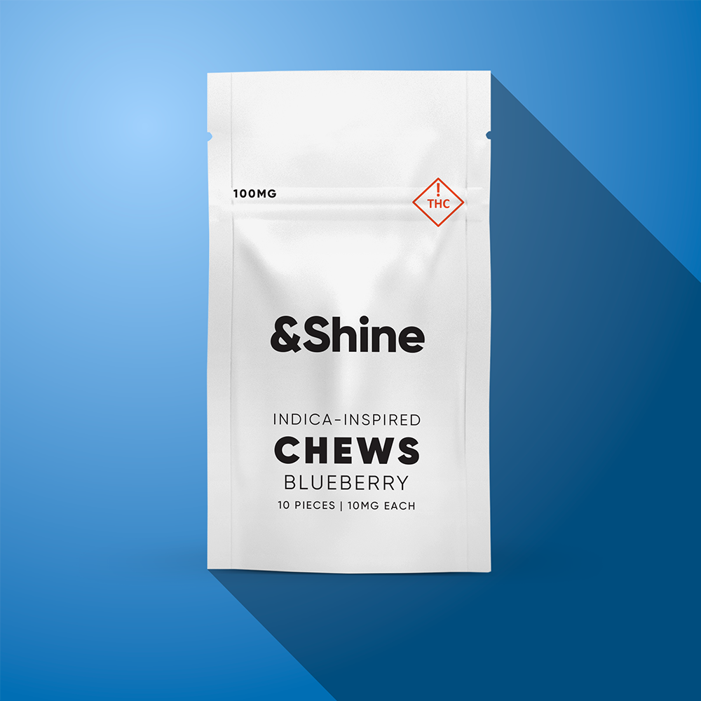 &Shine – Blueberry [10pk] (100mg)