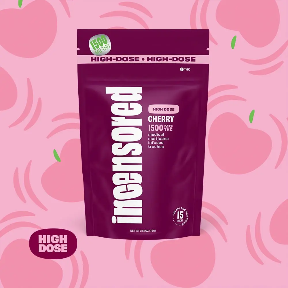 (inc)ensored – Cherry High Dose [15pk] (1500mg)