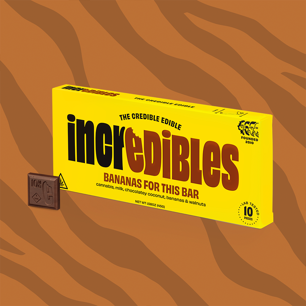 incredibles – Bananas for this Bar [10pk] (100mg)