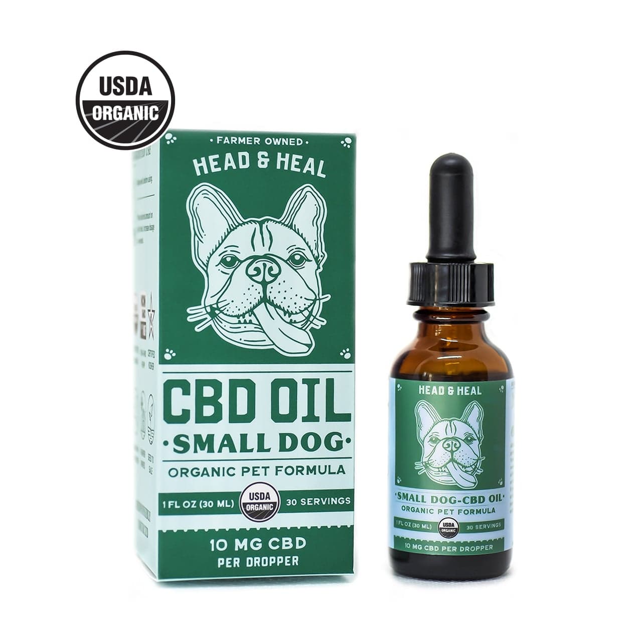 Head & Heal – Small Dog CBD Oil [30ml] (300mg CBD)