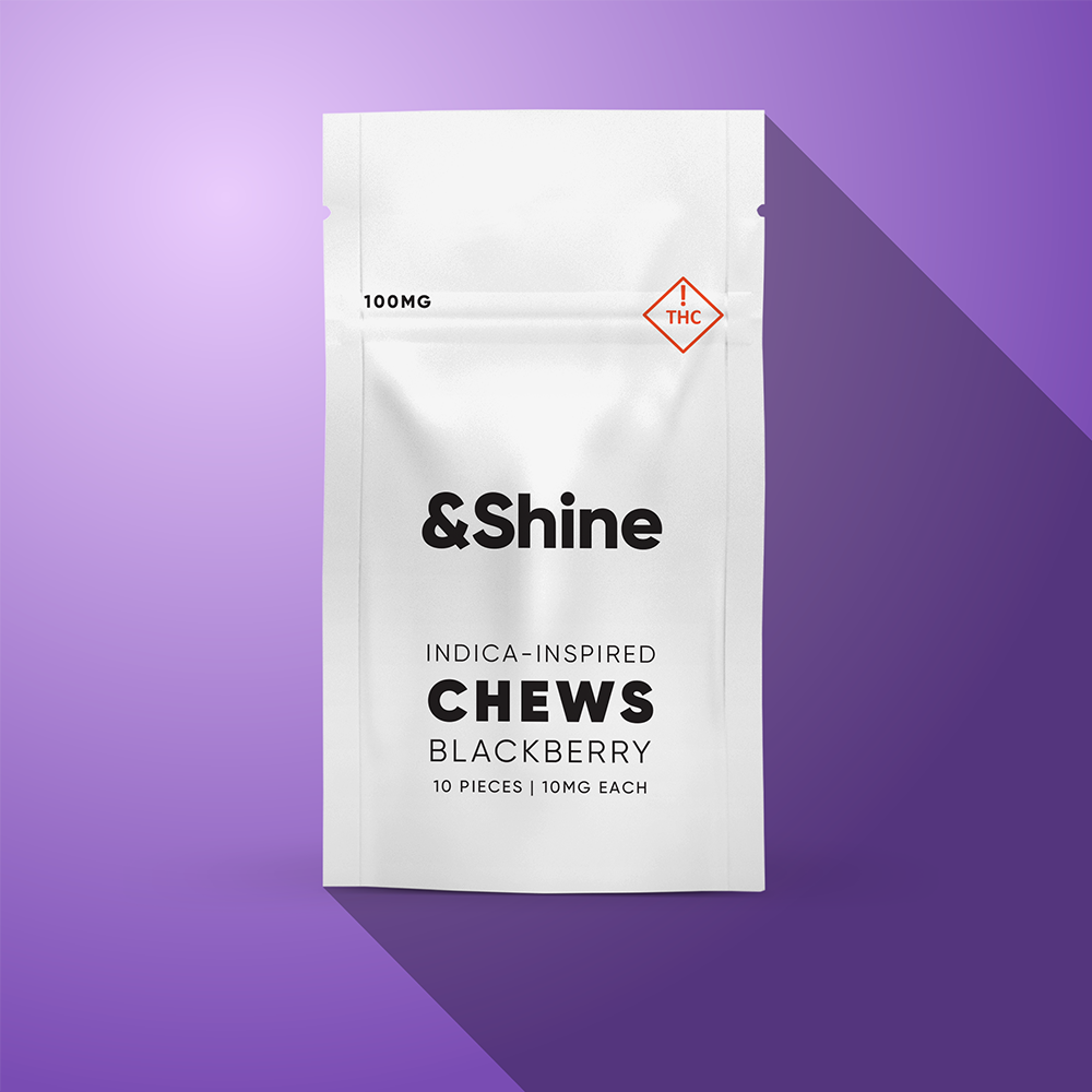 &Shine – Blackberry [10pk] (100mg)