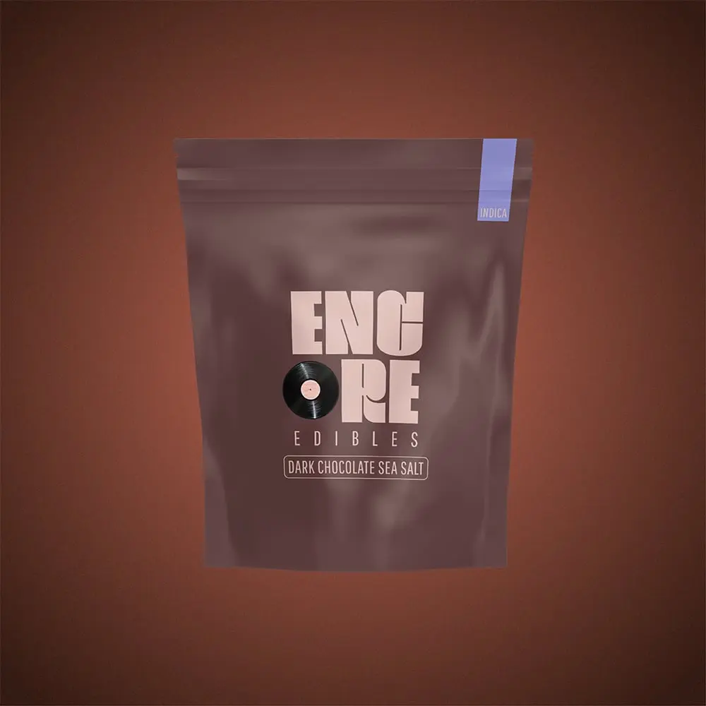 Encore Edibles – Dark Chocolate - Indica [10pk] (100mg)