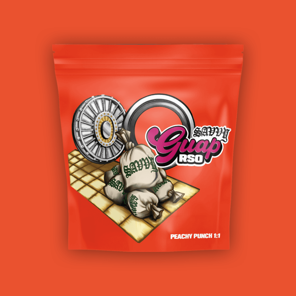 Savvy – Savvy Guap RSO Peachy Punch 1:1 CBD:THC H 27760