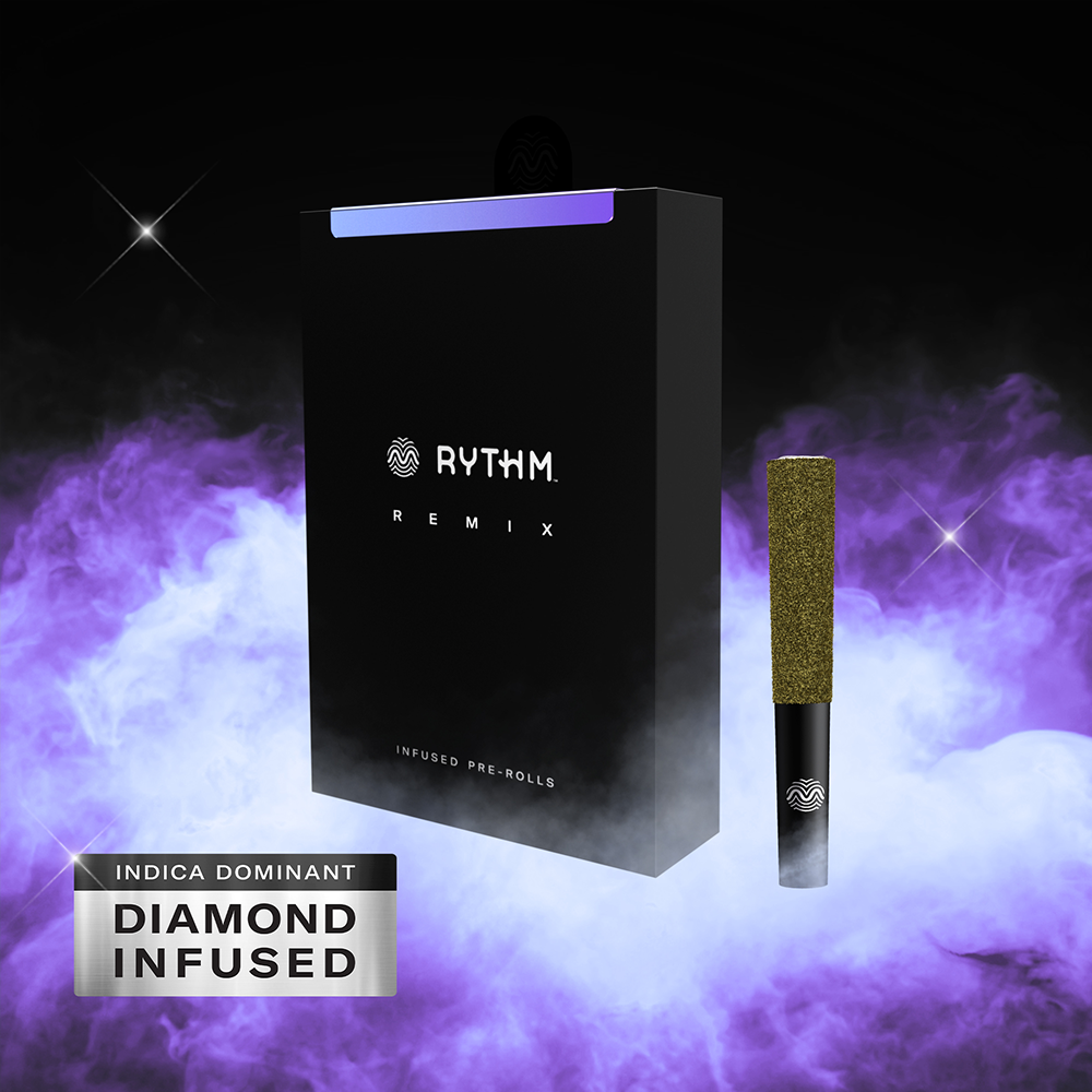RYTHM – Blueberry Kush [2.5g] Diamond Infused