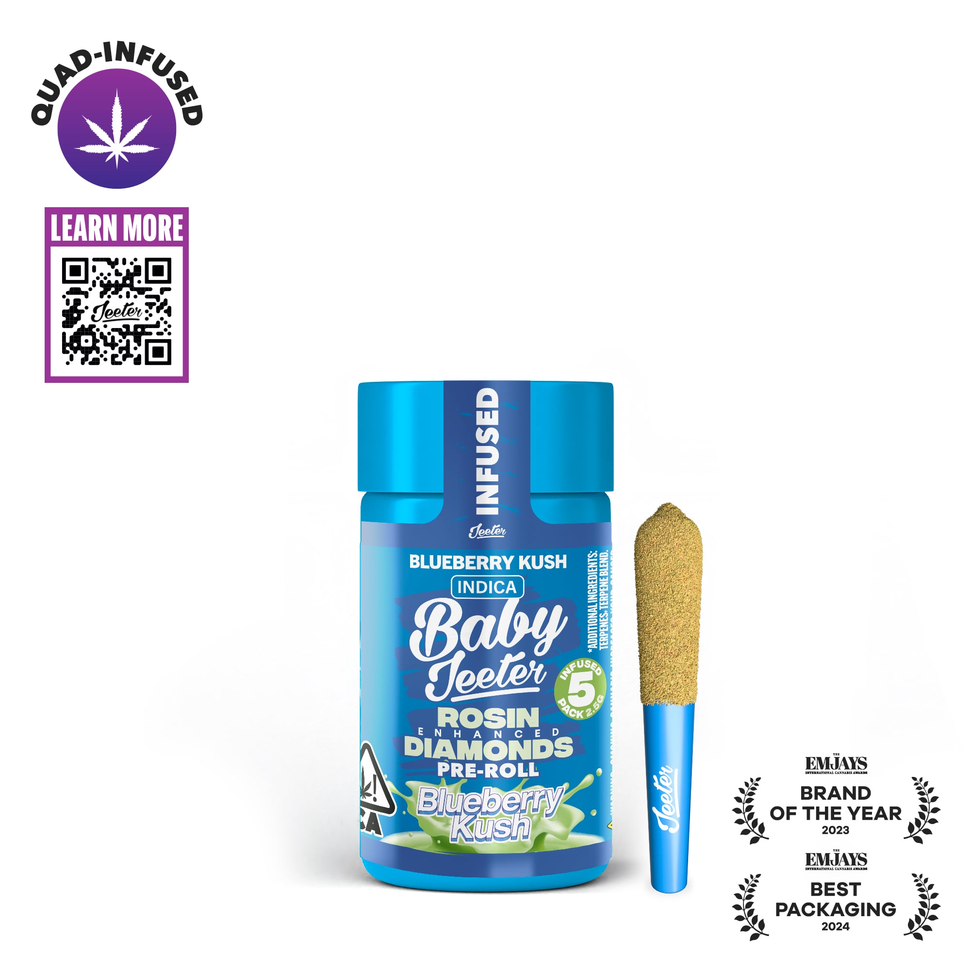 Jeeter – Blueberry Kush [.5g]