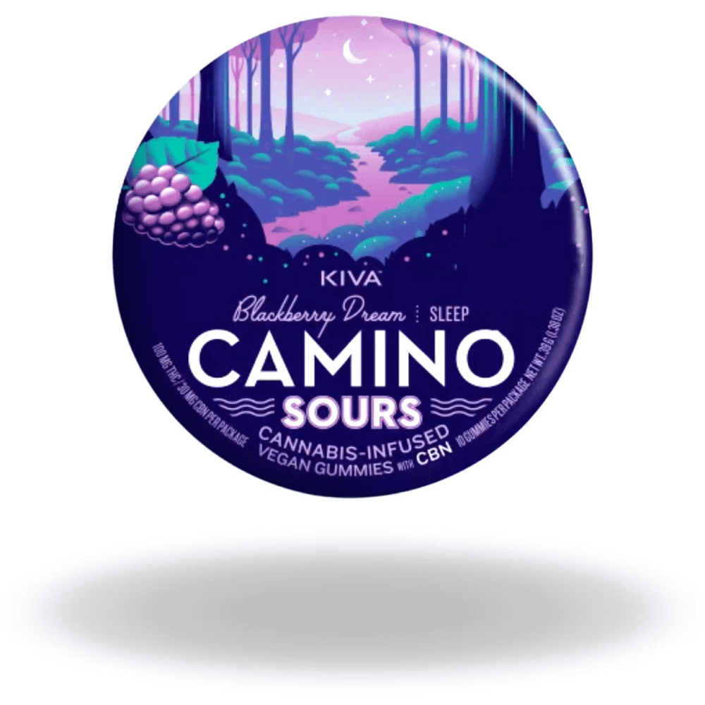 Camino – Camino Sours-Blackberry Dream With CBN & CBD 10:10:10 Cannabis-Infused Vegan Gummies-00608
