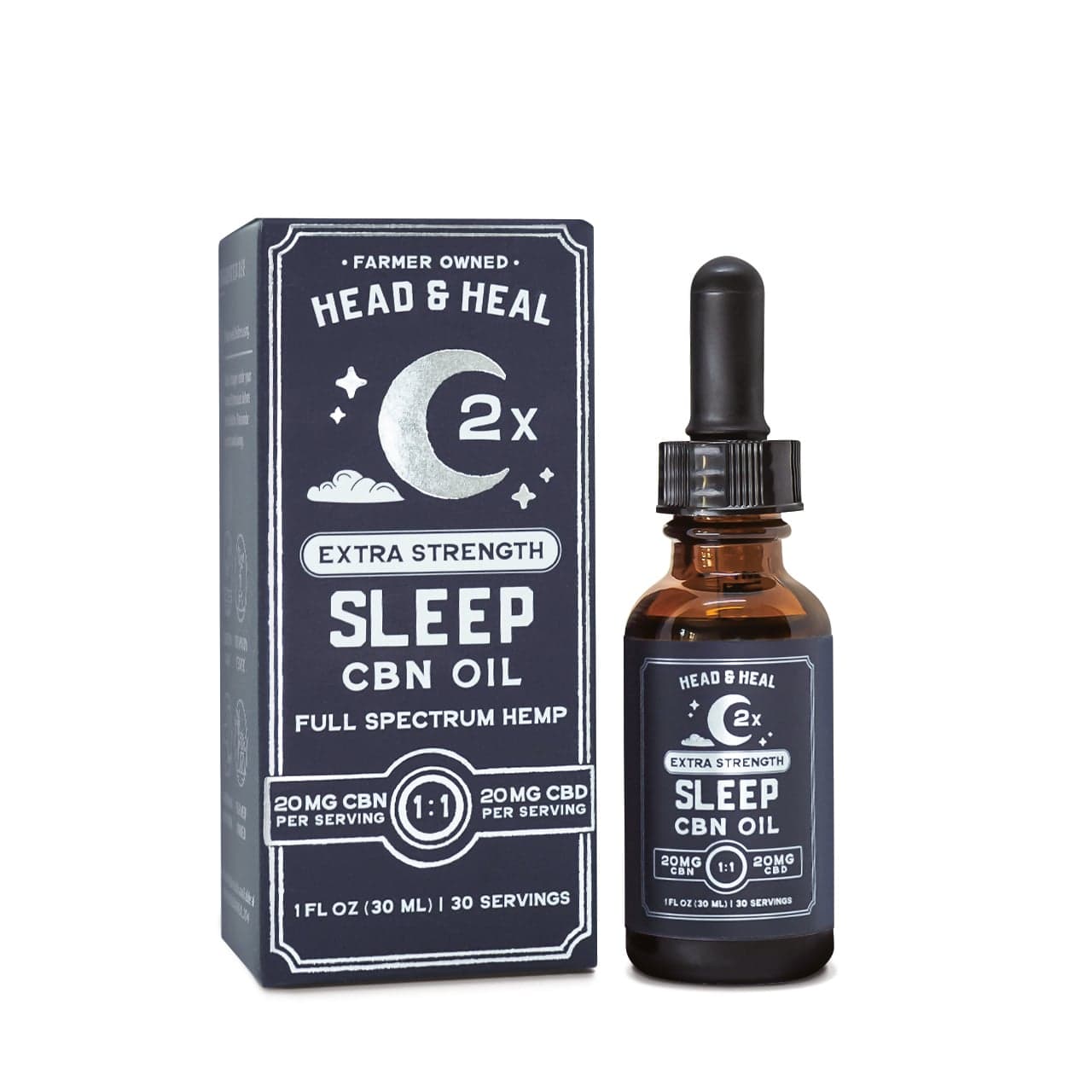 Head & Heal – Extra Strength Sleep CBN Oil [30ml] (600mg CBN/600mg CBD)
