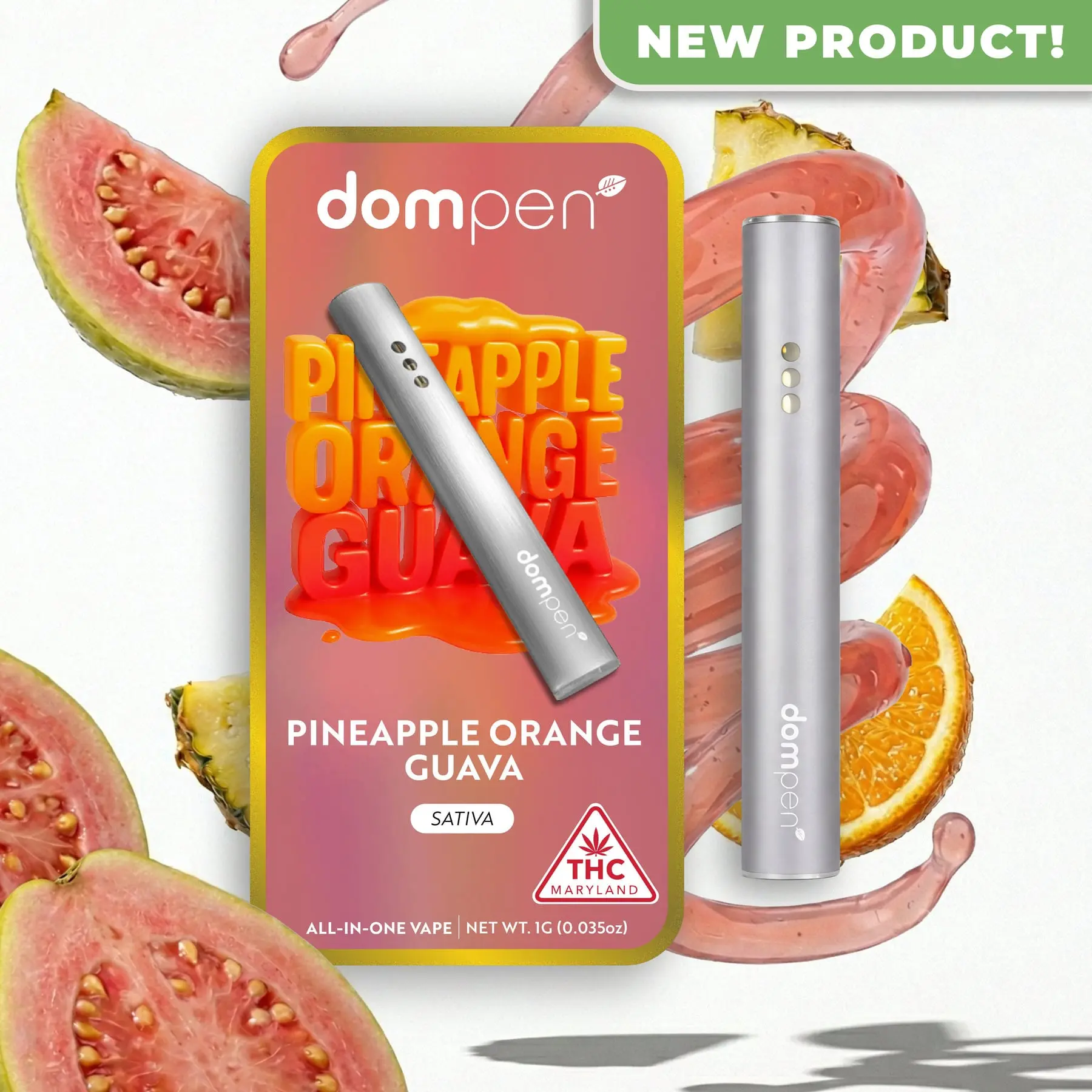 Dompen – Pineapple Orange Guava All-In-One (1g)