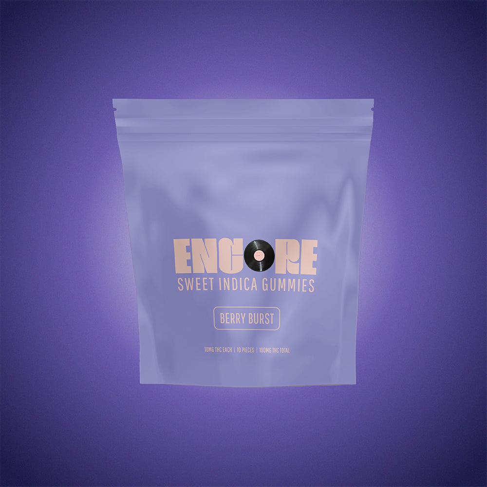 Encore Edibles – Berry Burst - Indica [10pk] (100mg)
