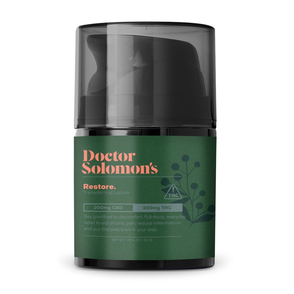 Dr. Solomon's – 1:1 Restore [1.8oz] (200mg CBD/200mg THC)