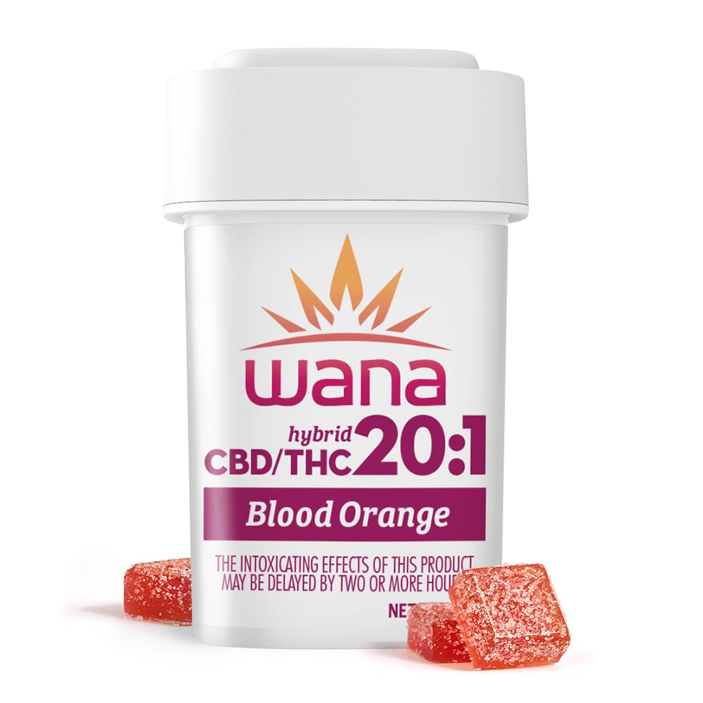 Wana – 20:1 Blood Orange [10pk] (200mg CBD/10mg THC)