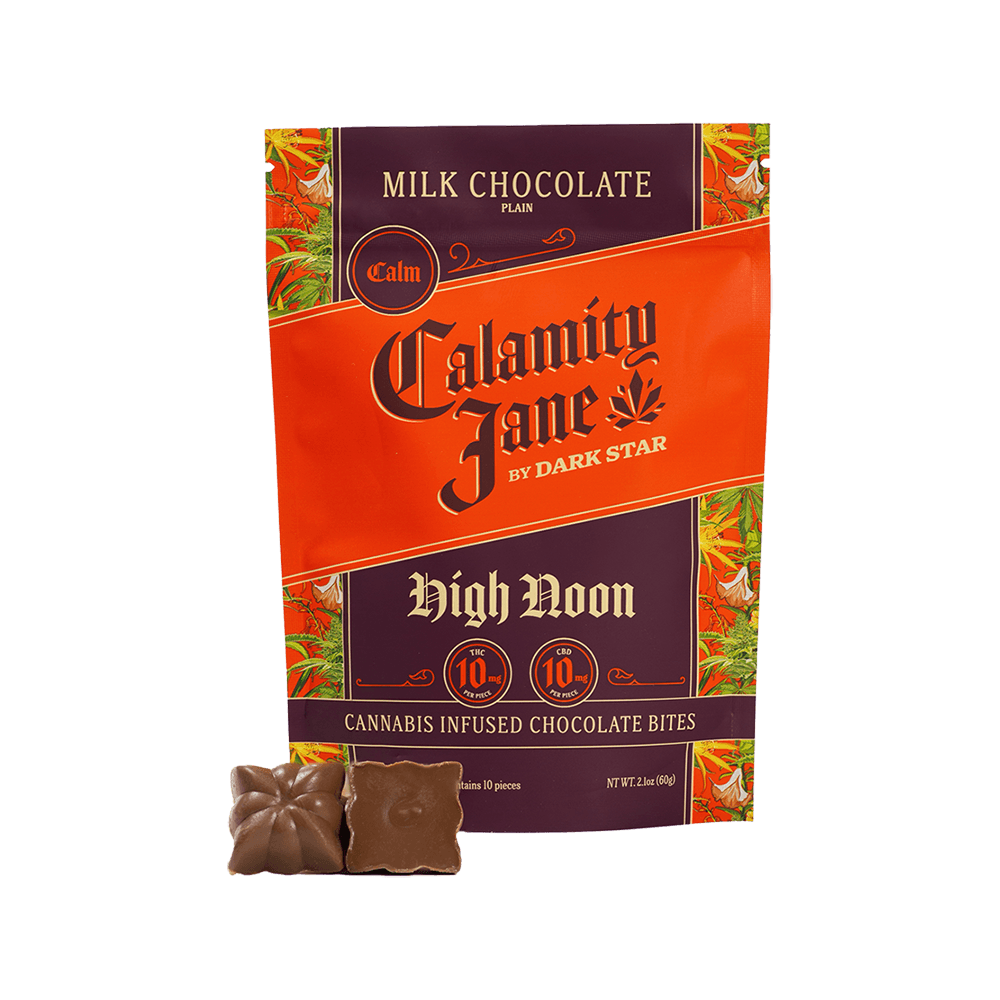 Dark Star – 1:1 High Noon - Milk Chocolate [10pk] (100mg THC/100mg CBD)