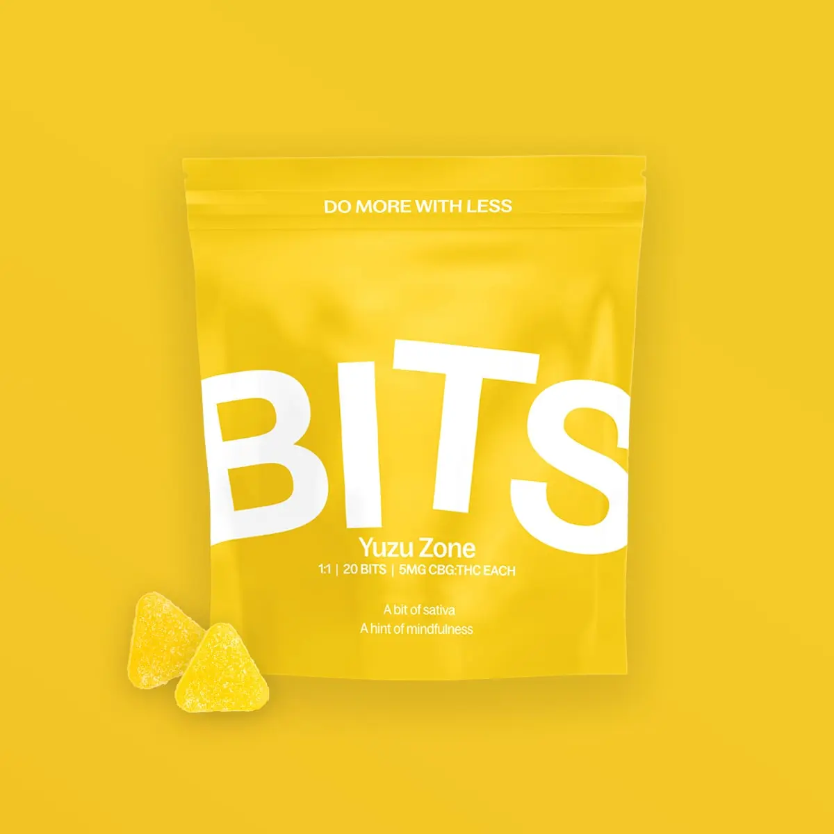 Bits – Yuzu Zone 1:1 CBG:THC [20pk] (100mg CBG/100mg THC)