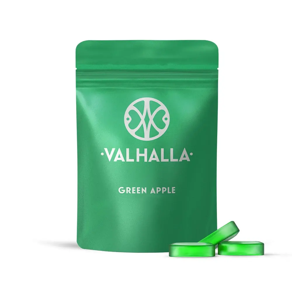 Valhalla – Green Apple [10pk] (100mg)