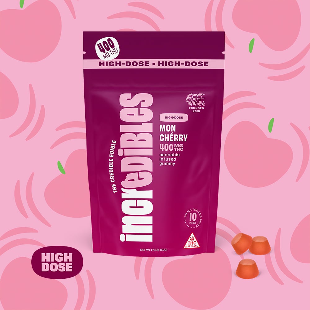 incredibles – Mon Cherry High Dose [10pk] (400mg)