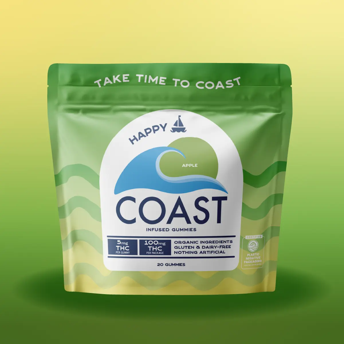 Coast Cannabis Co™ – Coast Cannabis Co. - 5mg THC Apple - Infused Gummies - 00632