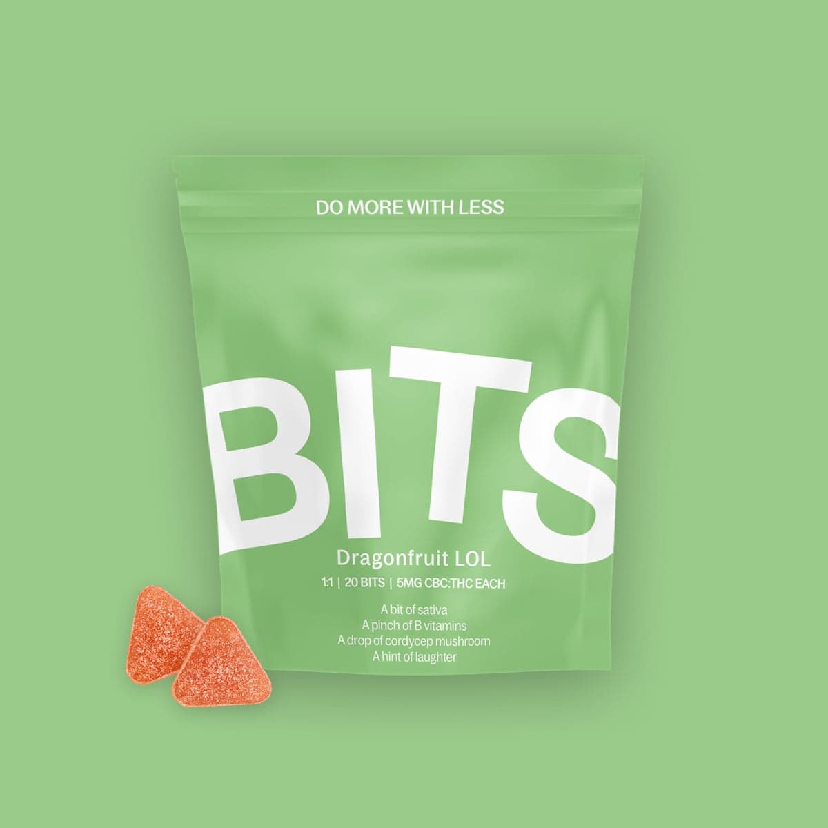 Bits – Dragonfruit LOL 1:1 CBC:THC [20pk] (100mg CBC/100mg THC)